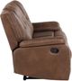 Steve Silver Co. Katrine Chestnut Brown Manual Reclining Sofa-4