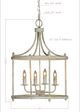 Forty West Arlington White 4-Light Chandelier-1