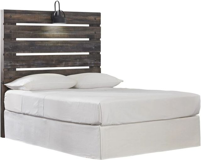 Signature Design by Ashley® Drystan Brown Queen Panel Headboard-1