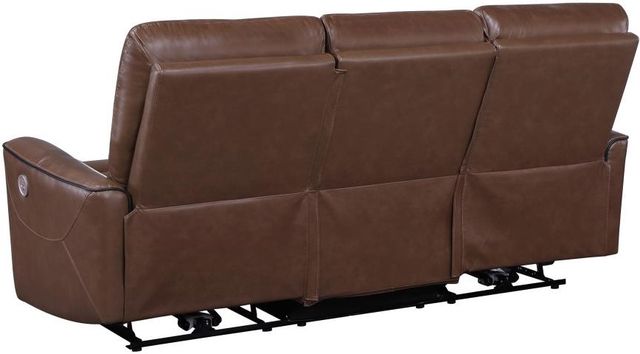 Coaster® Greenfield 2-Piece Saddle Brown Power Reclining Seating Set-2