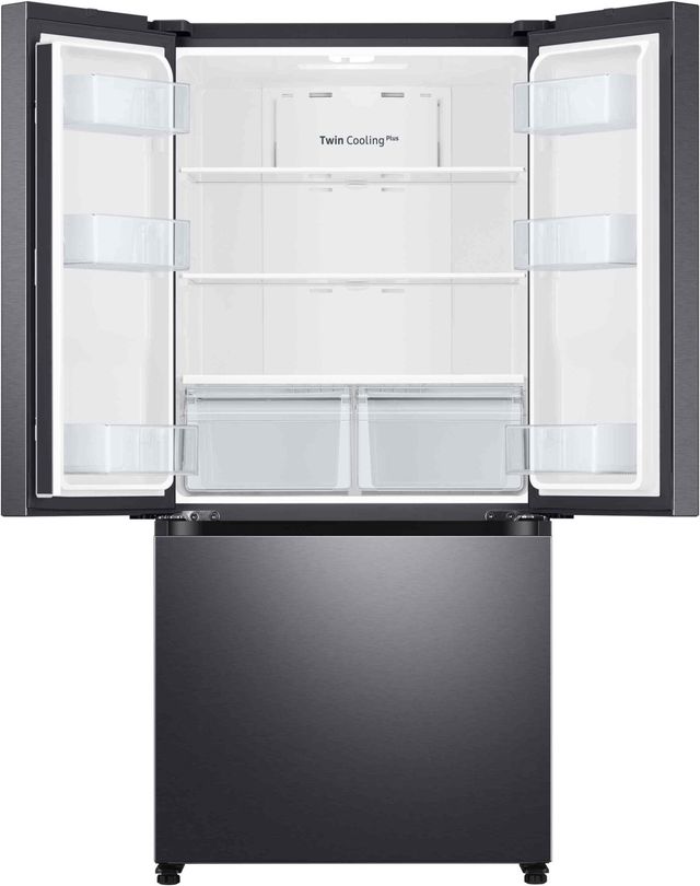 Samsung 33 in. 17.5 Cu. Ft. Fingerprint Resistant Black Stainless Steel Counter Depth French Door Refrigerator-2