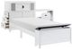 Homelegance® Sloane White Twin Bookcase Platform Bed-3