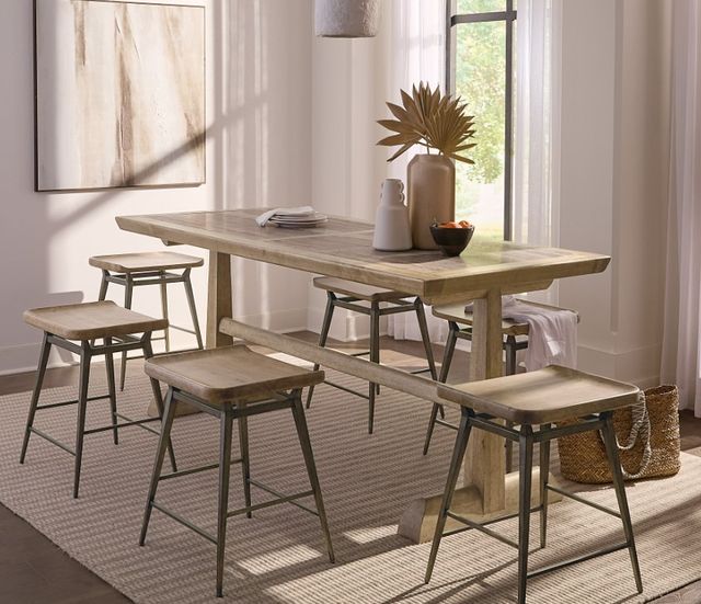Hooker® Furniture Vineyard Row Sonoma Friendship Counter Dining Table-1