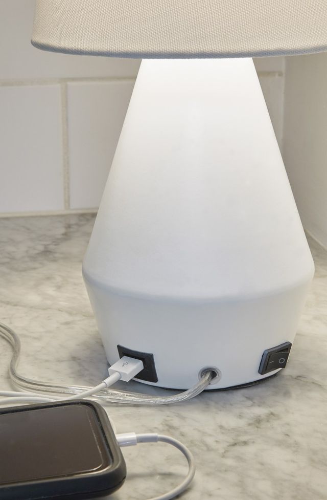 Signature Design by Ashley® Lanry 2-Piece White Table Lamp Set-2