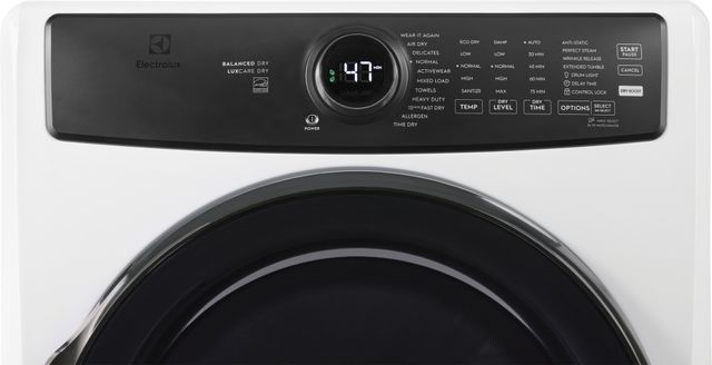 Electrolux 700 Series 8.0 Cu. Ft. White Front Load Electric Dryer-2
