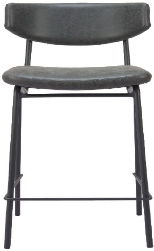 Zuo® Modern Charon Vintage Black Counter Stool-2