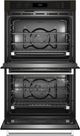 KitchenAid® 30" Black Stainless Steel Double Electric Wall Oven-2