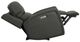 Flexsteel® Linden Charcoal Power Recliner with Power Headrest and Lumbar-5