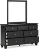 Signature Design by Ashley® Lanolee Black Dresser and Mirror-2