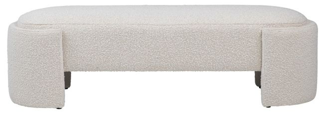 Dovetail Furniture Casa Off White Bench-2