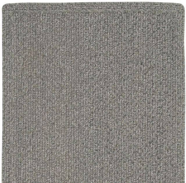 Capal Rugs Heathered Grey 36" x 36" Square Throw Rug