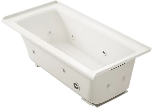 KOHLER® Archer® Biscuit 60" x 30" Alcove Whirlpool Bath - Right Drain-0