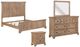 Liberty Furniture Haven Hills 4-Piece Camel Beige Queen Bedroom Set -0
