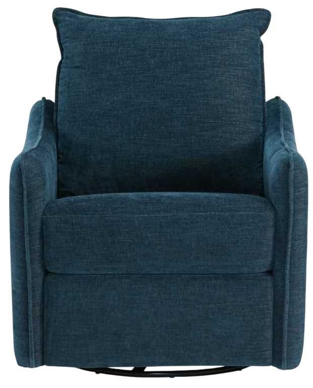 Signature Design by Ashley® McBurg Navy Swivel Power Recliner-1