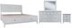 Jofran Inc. Maxton 4-Piece Ivory Queen Panel Storage Bedroom Set-0