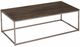ACME Furniture Cecil Brown Coffee Table with Brushed Nickel Base-0