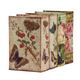 A & B Home 4-Piece Green/Pink/White/Yellow Book Box Set-3