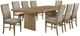 Coaster® Adina 9-Piece Barley/Distressed Light Brown Extension Dining Set-0