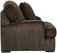 Benchcraft® Aylesworth Chocolate Chair and a Half-2