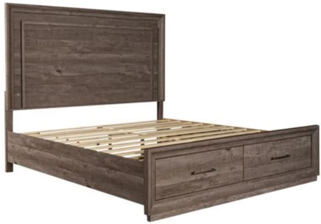Liberty Furniture Horizons Greystone King Storage Bed-0