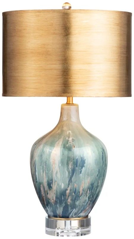 Crestview Collection Fleur Gray Table Lamp-2
