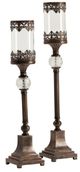 Crestview Collection Ashland 2-Piece Bronze Candleholder Set-0