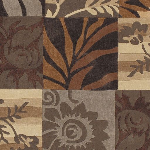 Surya Cosmopolitan Dark Brown 8'x11' Area Rug-1