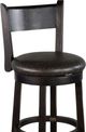 Sunny Designs™ Scottsdale Black Walnut 17" Swivel Bar Stool-4