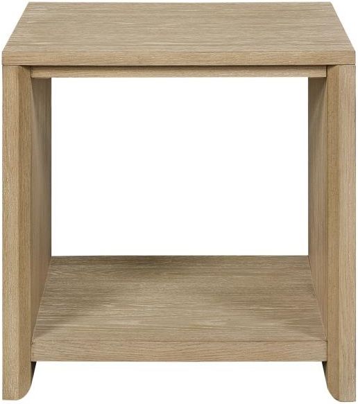 Bernards Citrine Beige End Table-2