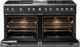 Viking® 5 Series 60" Antique Bronze Pro Style Dual Fuel (NG) Range with Polished Chrome Trim-1