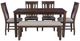 Powell® Landry 6-Piece Beige/Brown Dining Table Set -0