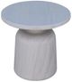 Nest Home Collections Devon Bleached White Round End Table-0
