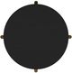 Coaster® Arini Black End Table with Aged Brass Base-4