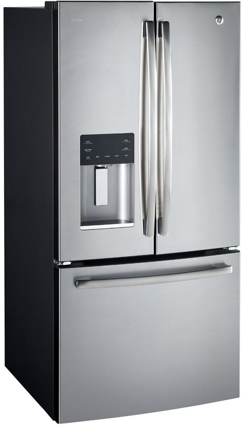 GE Profile™ 24.8 Cu. Ft. Stainless Steel French Door Refrigerator-1