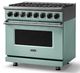 Viking® 7 Series 36" Splash Pro Style Dual Fuel Range-2