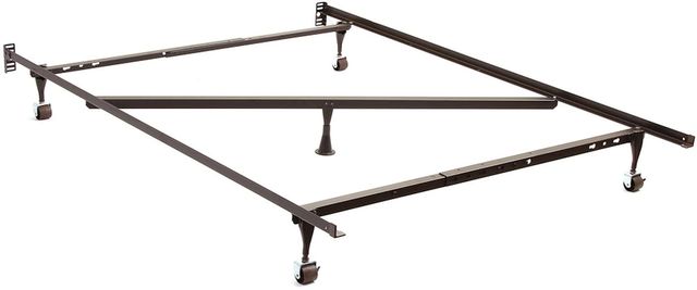 W.Silver Products Classic Twin/Full/Queen Frame with Cross Support and Rollers-0