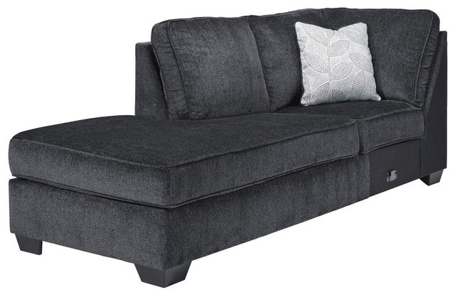 Signature Design by Ashley® Altari 2-Piece Slate Left-Arm Facing Full Sofa Sleeper Sectional and Chaise-1