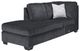Signature Design by Ashley® Altari 2-Piece Slate Left-Arm Facing Full Sofa Sleeper Sectional and Chaise-1