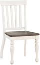 Steve Silver Co.® Joanna Ivory/Mocha Two Tone Side Chair-0