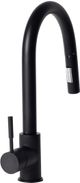 ZLINE Autograph Edition Matte Black Gemini Pull Down Single Handle Kitchen Faucet-0