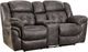 HomeStretch Frontier Charcoal Power Reclining Loveseat with Console-0