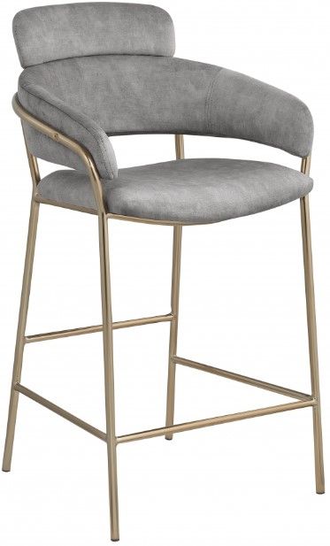 Meridian Furniture Yara Grey Counter Stool-0