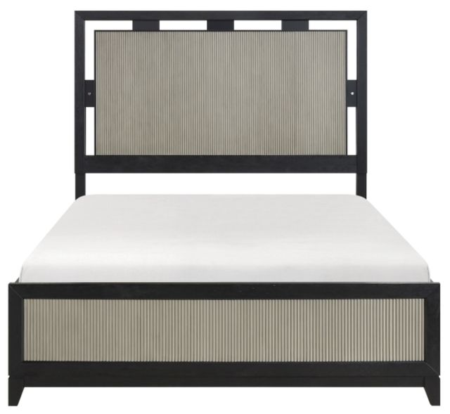 Homelegance® Garrison Charcoal/Gray Queen Panel Bed-2