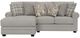Jackson Furniture Livingston 2-Piece Linen Left Arm Facing Sectional and Chaise-1