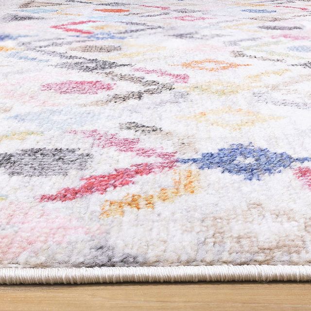Kalora Interiors Fresco Blue/Cream 5'x8' Area Rug-1