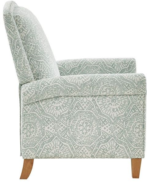 Olliix by Madison Park Light Blue Kirstin Push Back Recliner-2
