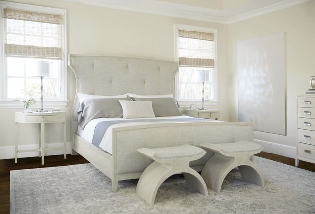 Bernhardt East Hampton Cerused Linen/Gray Bench-1
