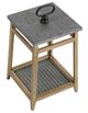 A & B Home 2-Piece Beige Outdoor Lantern Set-2