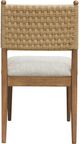 Modus Furniture Langley Cabin Glow/Sweater Woven Back Side Chair-4