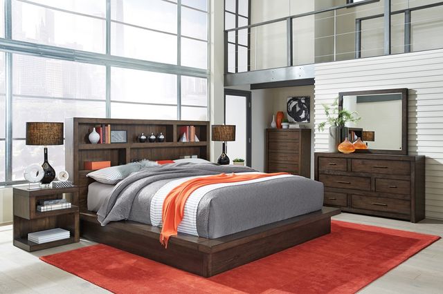 aspenhome® Modern Loft Brownstone S Nightstand-1